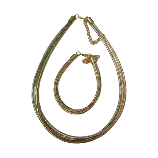 Neckband with bracelet